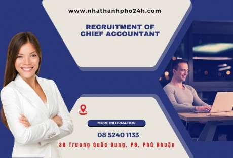 Nhà Thành Phố 24h tuyển dụng Kế toán trưởng